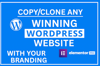 copy clone wordpress website