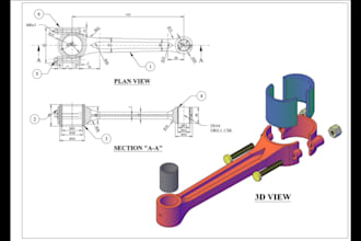 deliver detailed 2d drawings for manufacturing and patents