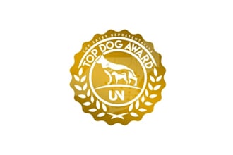 do memorable company award top dog logo for top salesperson