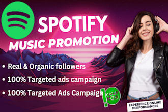 professionally promote your spotify music with targeted ads