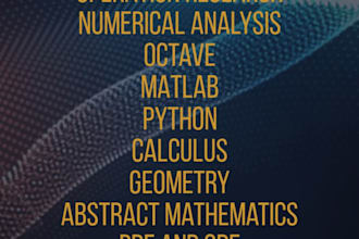 statistics, calculus ,linear algebra, numerical analysis, octave, matlab, latex