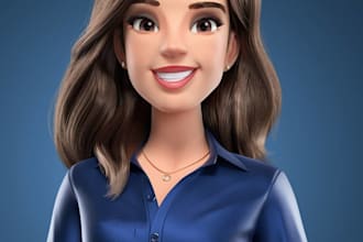 3d character modeling 3d game character vtuber lowpoly 3d metahuman chibi model