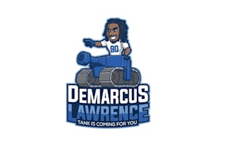 design aesthetics attract demarcus lawrence logo