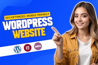 create seo optimized mobile responsive wordpress website design