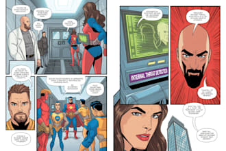 bring your comic story to life with custom manga art, book pages, and character