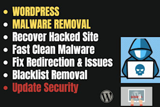remove malware, fix critical redirect errors, and secure your wordpress website