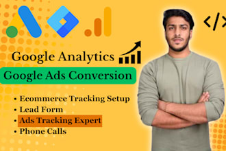 setup google ads conversion tracking, analytics 4, ga4 ecommerce tracking, GTM