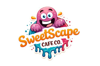 design outstanding sweet candy mascot logo  with express delivery