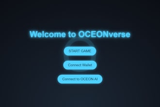 a space themed browser game with wallet and ai integration