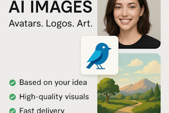 generate unique ai art, avatars, or visuals for any project