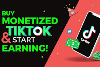 get a ready to earn tiktok account with all features enabled