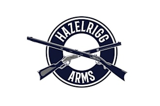 design unique antique firearm trader logo