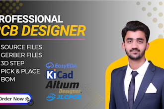 design pcb layout and circuit schematic in easyeda