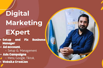 fix manage your business manager and ad account setup ad campaigns meta google