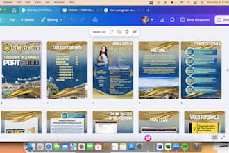 design portfolios tarpaulins brochures