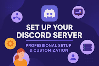 setup a professional discord server for your startup or business within 24h