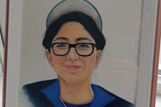 draw a colored pencil portrait from your photo