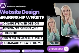 build wordpress membership website subscription im website wordpress chatbot
