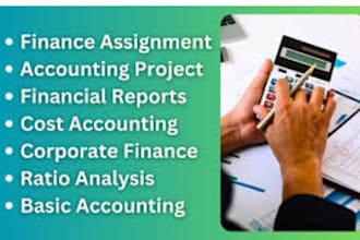 do excel projects accounting and finance assignmnts financial model forecasts