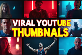 design youtube impressive thumbnail using ai