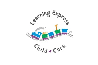 design awesome learning express child care logo