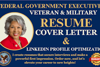 write federal government executive resume and do federal job search via usajobs