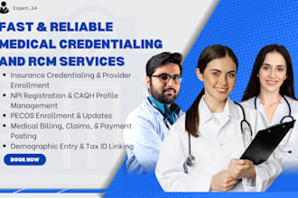 provide expert medical billing, credentialing, and provider enrollment services