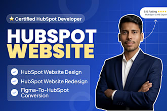 design and develop a custom hubspot website