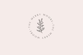 design a hand drawn feminine luxury fashion logo