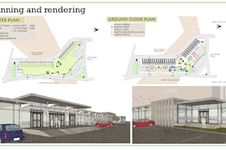draw site plan, plot plan for city permit in autocad