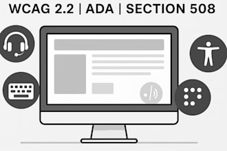 perform full wcag accessibility testing of website