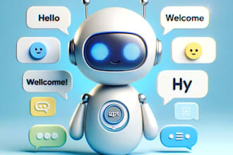 develop ai chatbot for business website, social media platform using openai