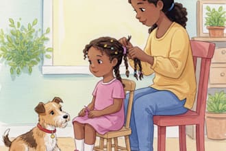 draw african american children books illustration