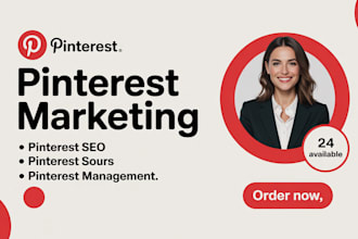 setup,optimize and do pinterest marketing, pins and boards