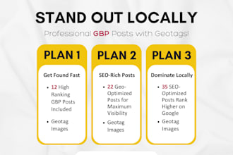 write gbp post with geotagging for local businesses