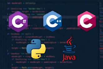 do java, python and cpp programming projects for you