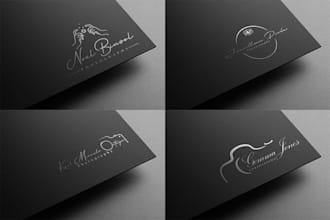 design handwritten signature logo for your photography brand