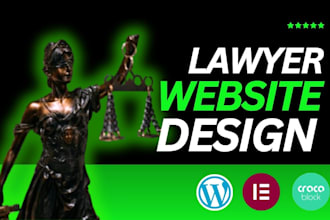 create a professional lawyer or attorney website in wordpress using elementor