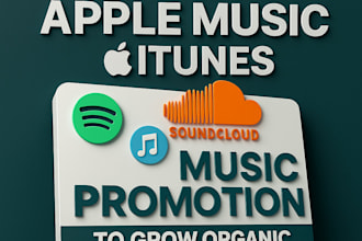 do spotify apple itunes soundcloud music promotion to grow organic listeners