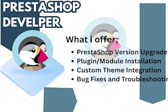 upgrade your prestashop, install plugins, prestashop modules, bug fixes, themes