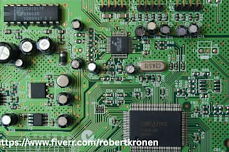 do pcb schematic design, pcb assembly, and hardware development