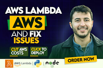 build AWS lambda serverless apis with API gateway, ec2, s3 cloud computing