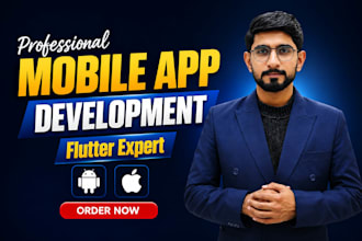 develop a flutter app for android and ios with firebase