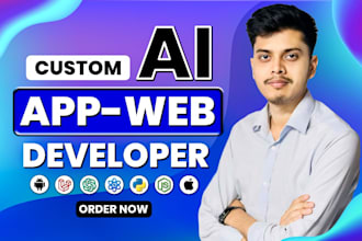 do mobile and web application development,ai chatbot as full stack developer
