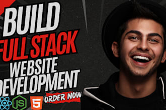 build a responsive, lovable website development as a full stack developer
