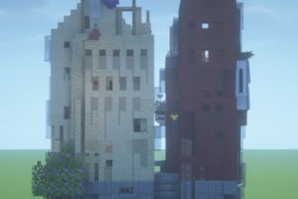 build your request on minecraft in any style 1 chunk