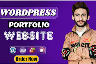 design responsive wordpress portfolio website