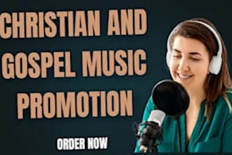 do organic music promotion for your gospel music on a leading christian playlist