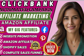 build clickbank affiliate marketing sales funnel shopify sales amazon website