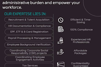 provide customized HR solutions